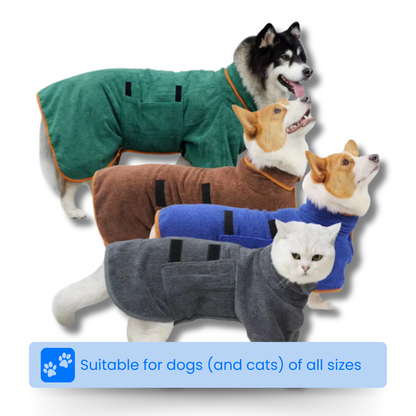 FurRobe™ | Dries Your Furry Friend in Minutes, Easily and Comfortably