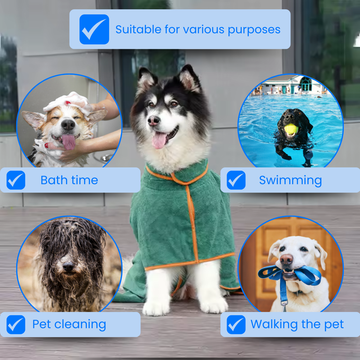 FurRobe™ | Dries Your Furry Friend in Minutes, Easily and Comfortably