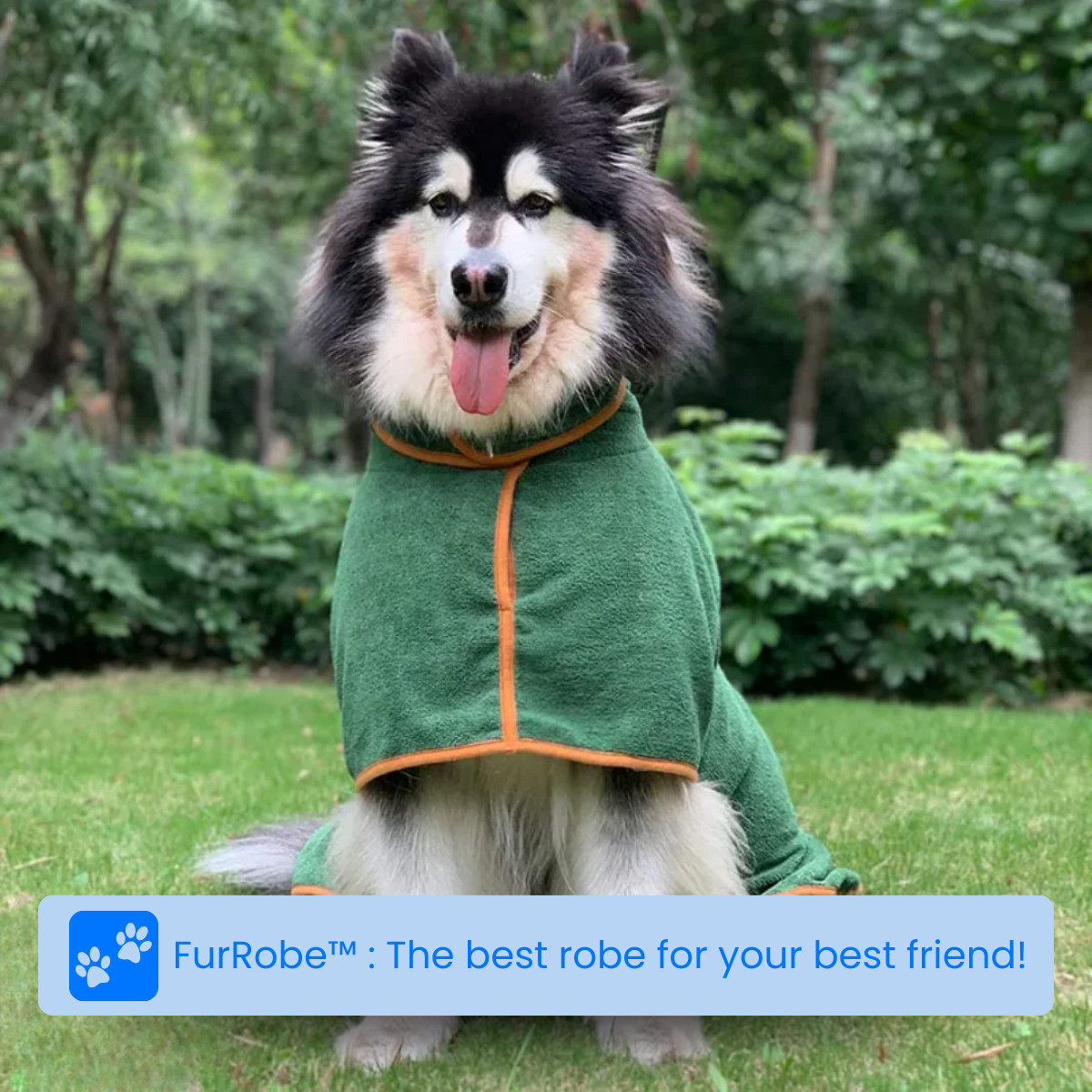 FurRobe™ | Dries Your Furry Friend in Minutes, Easily and Comfortably